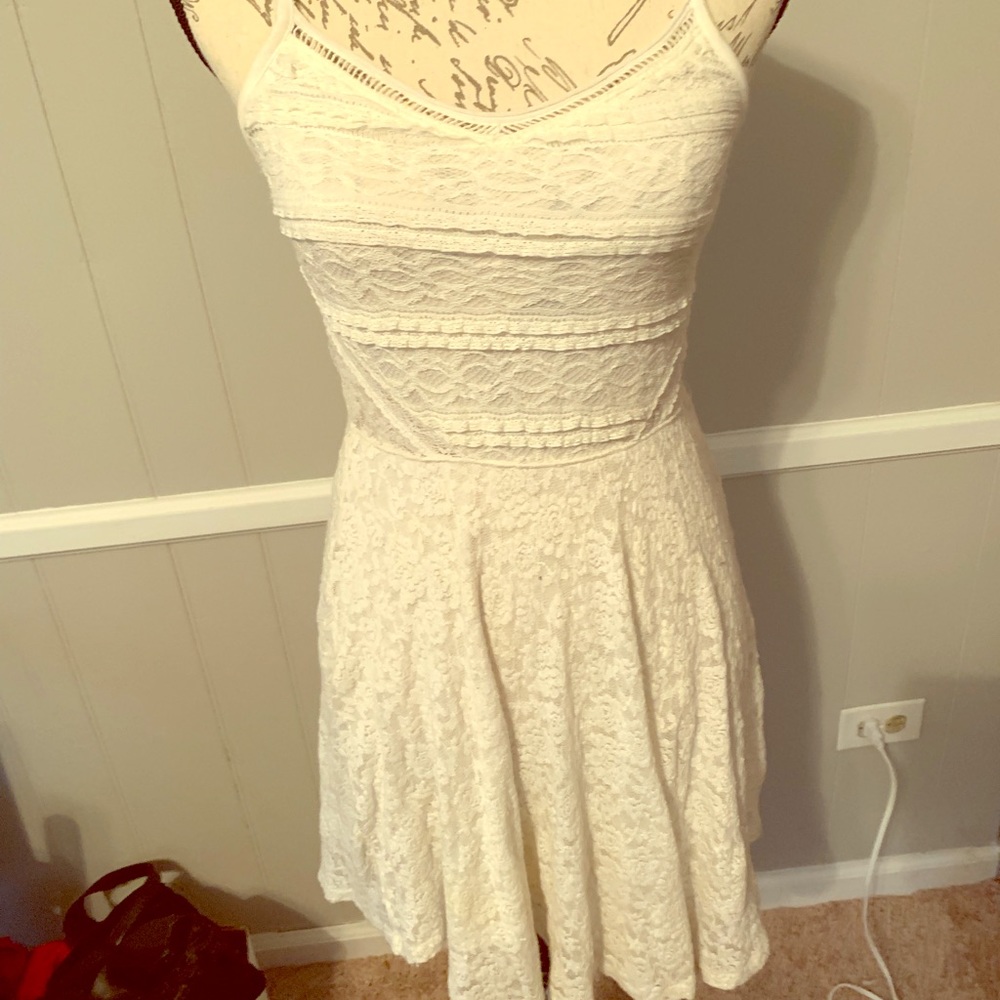 White Lace Abercrombie Dress